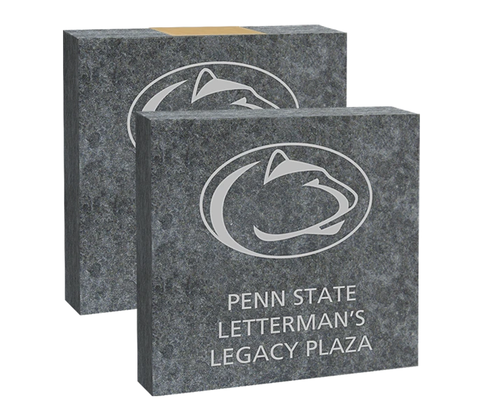 [PENNST 8X8 LOGO BRICK] 8x8 Penn State Lion Head Logo Granite (Paver)