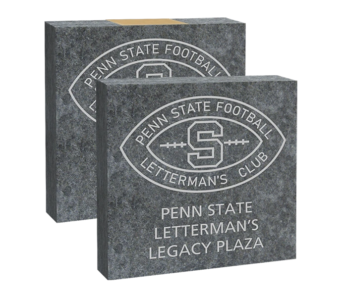 [PENNST 8X8 LOGO BRICK] 8x8 Penn State Letterman's Club Logo Granite (Paver)