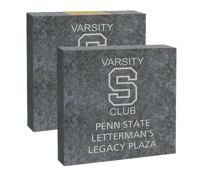 [PENNST 8X8 LOGO BRICK] 8x8 Penn State Varsity S Logo Granite (Paver)